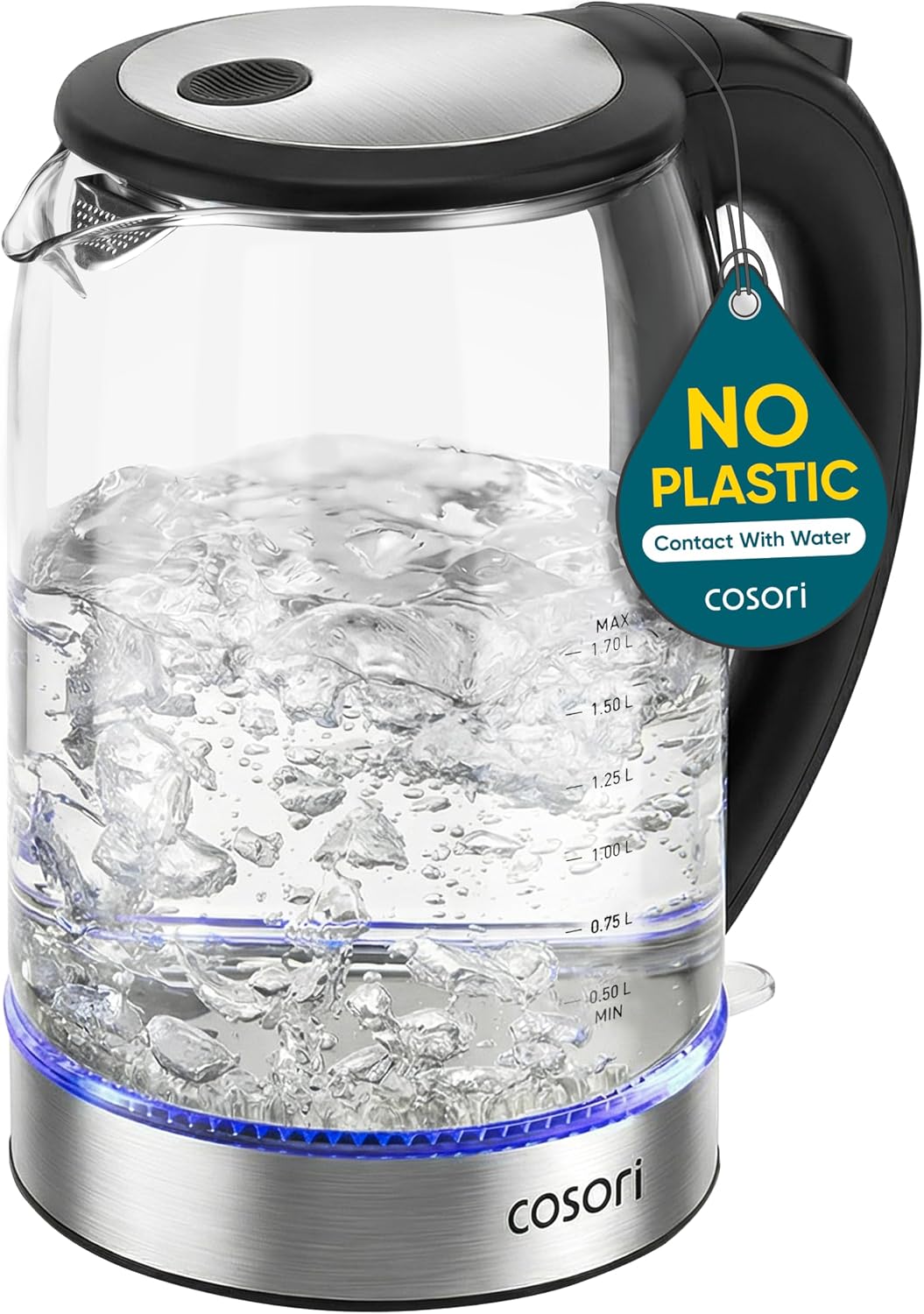 Cosori Electric Kettle, 1.7L Glass