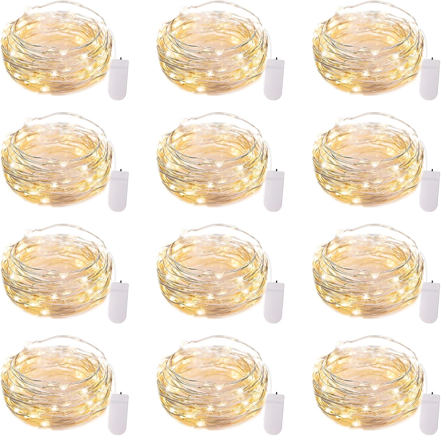 Brightown LED Fairy Lights, 12-Pack
