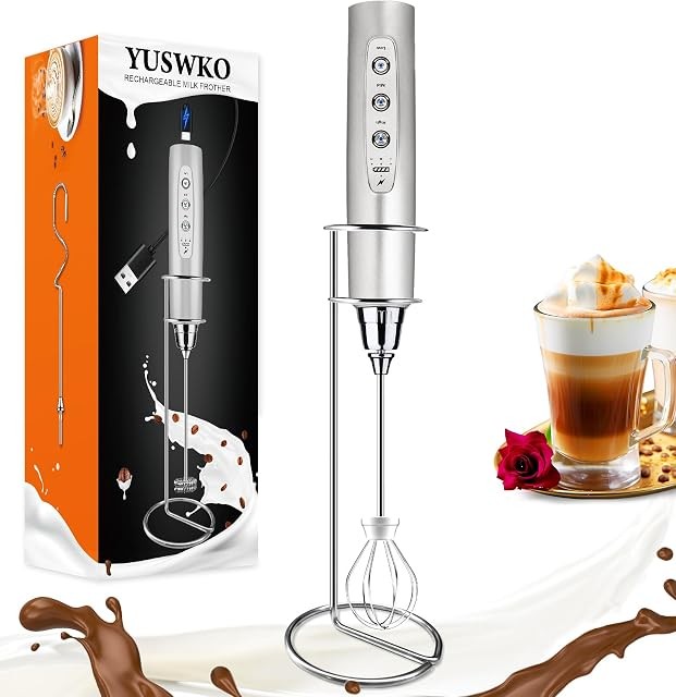 YUSWKO Rechargeable Milk Frother