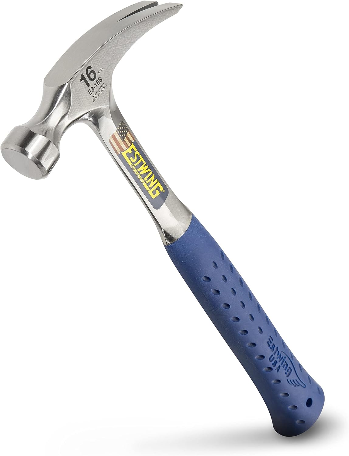 Estwing E3-16S 16 oz straight rip claw hammer