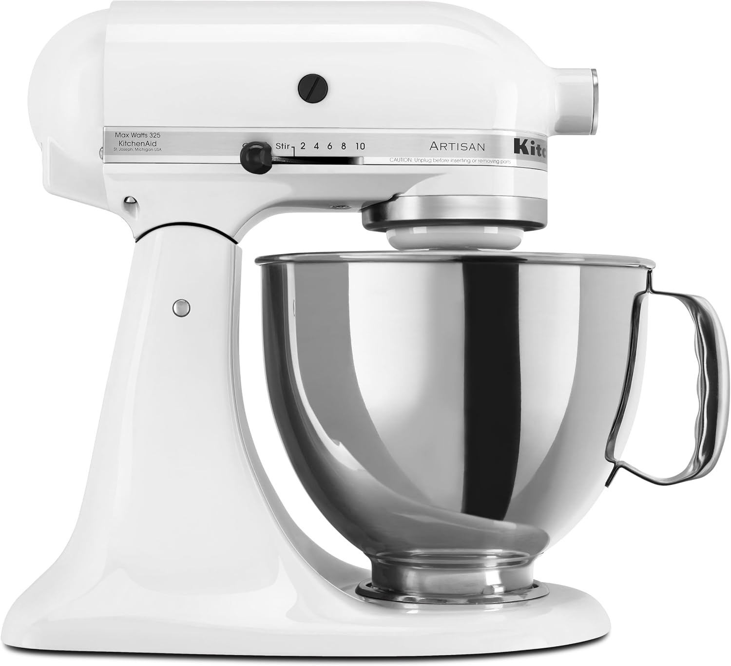 KitchenAid Artisan Series 5 tilt-head stand mixer, white